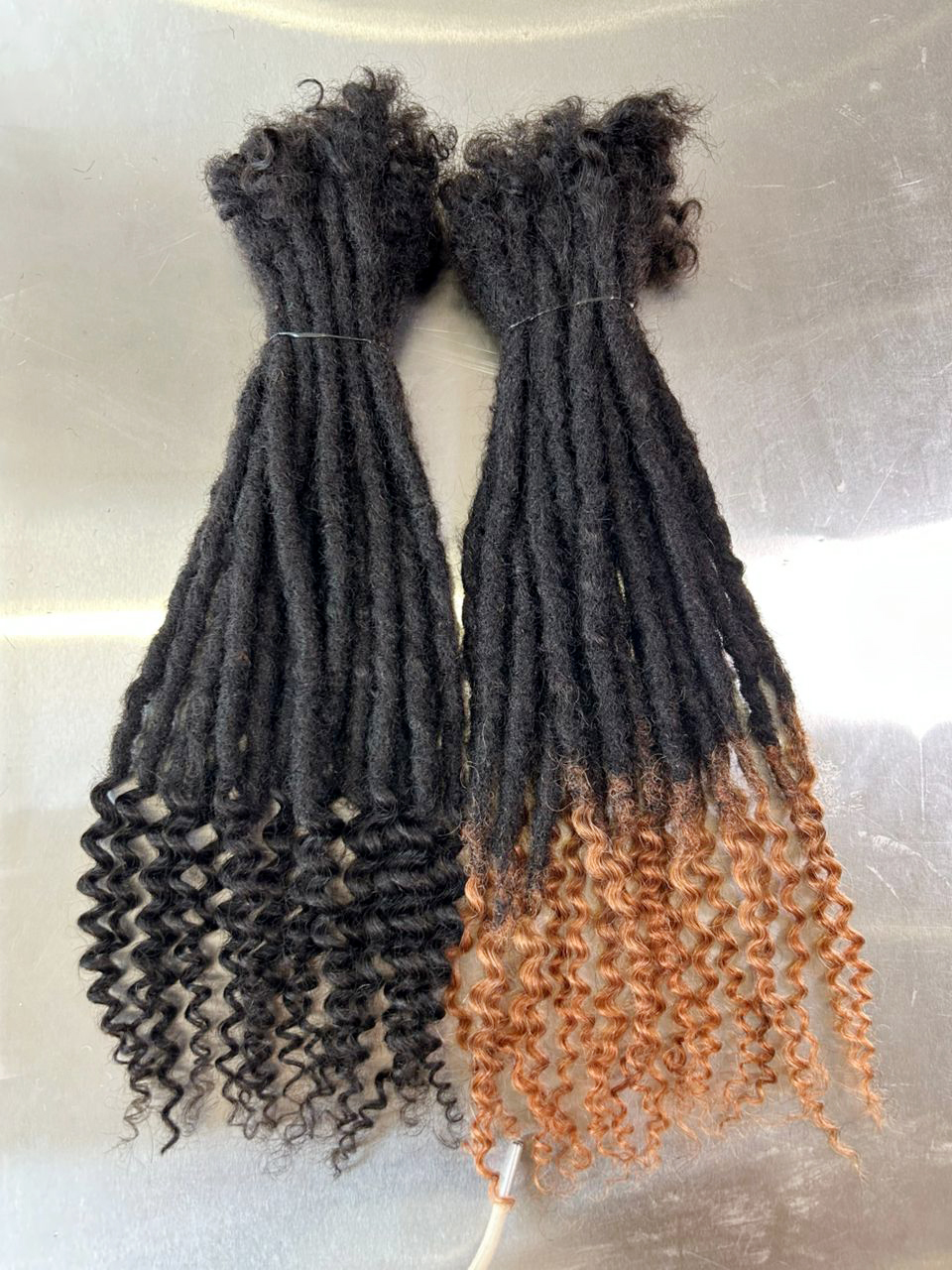 Dreadlocks Human Hair-Textured / Wavy / Curly / Curly ends