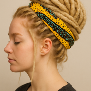 Cotton & Wax 1 Bendable Dreadlock Braid Ties, Wire Wrap. Hair wrap Wired Dread Tie Accessories, Spiral Dread Wrap, Earthy green, Yellow, brown, Red, maroon, mixed colors, Hair Accessories