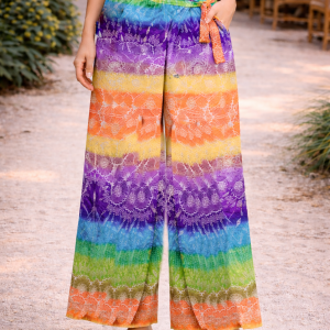 Soft wrap cotton trousers infused with African-inspired design-effortlessly bold, playful, sensual, and empowering for everyday wear 8