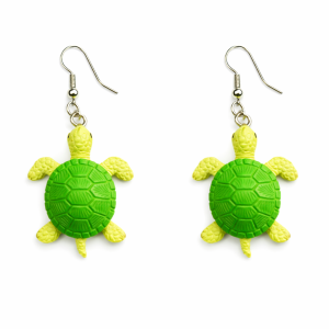 Earrings green