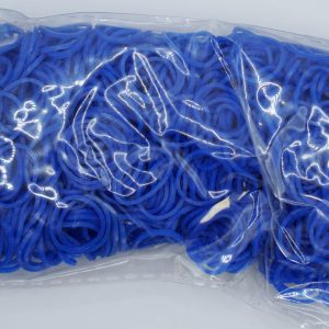 Rubber bands-strong-for hair styling blue